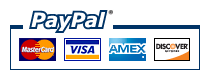 Paga in tutta sicurezza con PayPal e le principali carte di credito